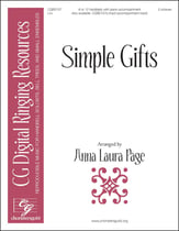 Simple Gifts Handbell sheet music cover